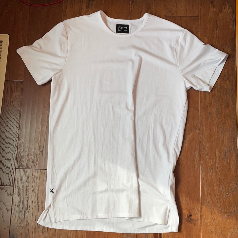 Cuts Clotning - Split Hem White Shirt
